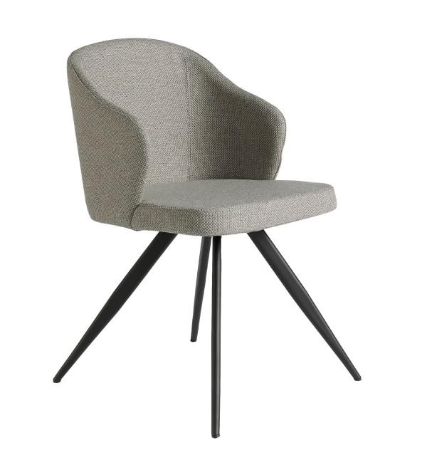 Стул F3208-GRIS /4057 черные ножки