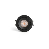 KIVI Встраиваемый светильник ORIENTABLE черный 7W 3000K 36° IP44