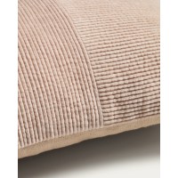 Чехол для подушки Seliria из бежевого вельвета, 30 x 50 см