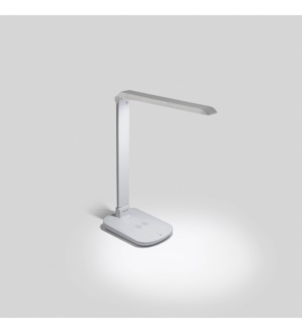 Белая настольная лампа Anouk с индукционной зарядкой LED 8W 2700-6500K