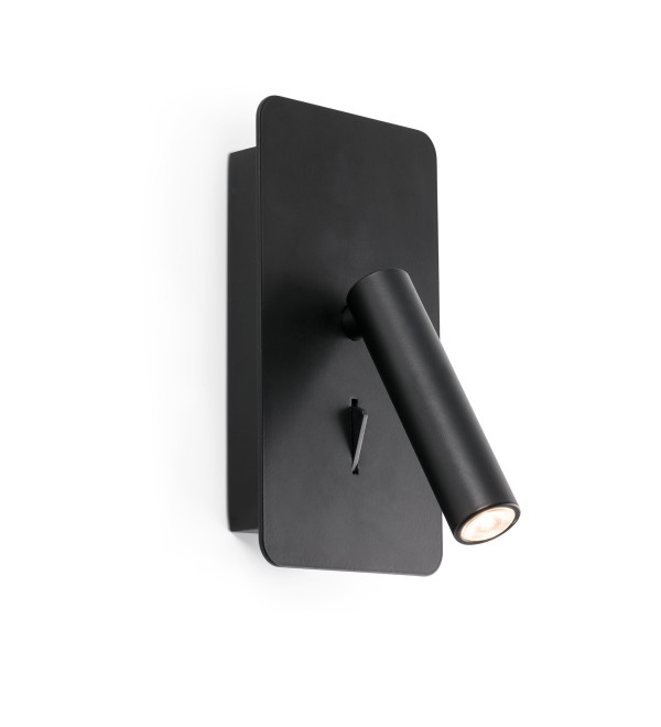 SUAU USB C Черный настенный светильник для чтения USB C LED 3W