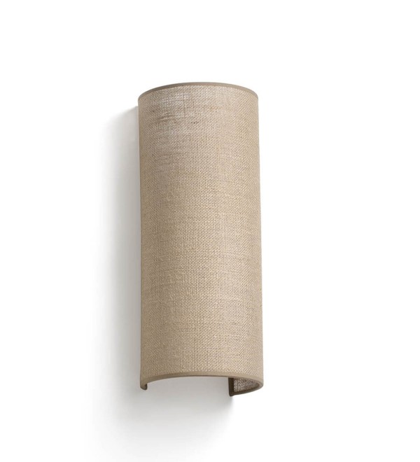 Настенный светильник Otton R Round Jute вертикальный 2xE27