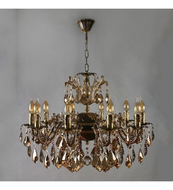 Люстра MANTRA Granada Ambiente 10L 2118/10 PB Honey Leaf