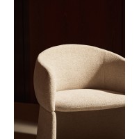 Стул Bosca из бежевой синели
