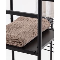 Стеллаж Storn 120x164,5 черный металл