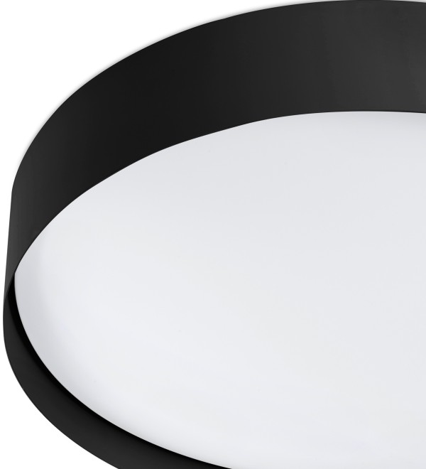 Потолочный светильник Vuk черный LED 40W 2700K