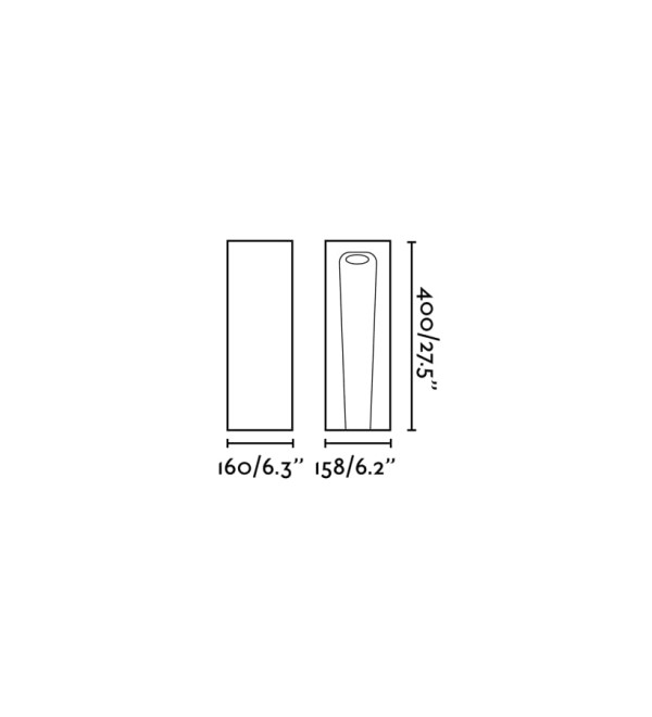 GROT 400 Уличный маяк цементно-серый LED 6W 3000K