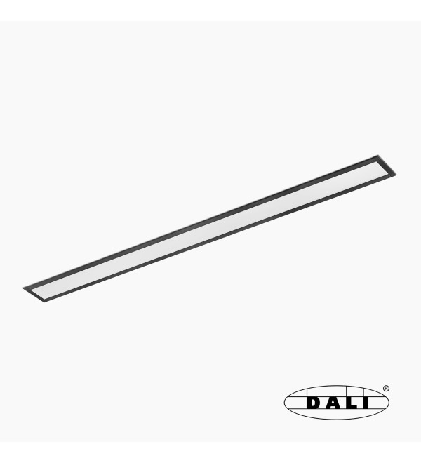 Встраиваемый светильник VIA PRISM. Y DALI черный 56CM 26W 3000K