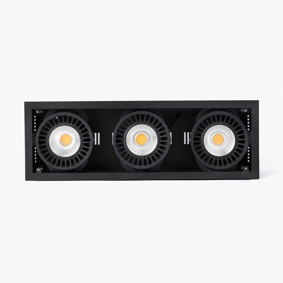 Встраиваемый светильник Colin-3 черный LED 72-108W 2700K 20°