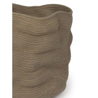 Корзина Точеный камень коричневая 30*25