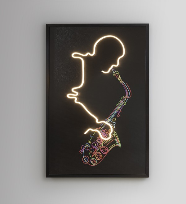 Saxofon Светодиодная картина LED 80X120