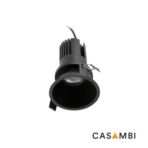 Встраиваемый светильник TULIPA DOWN SIM IP65 15W черный 15° 3000K CRI90 CASAMBI