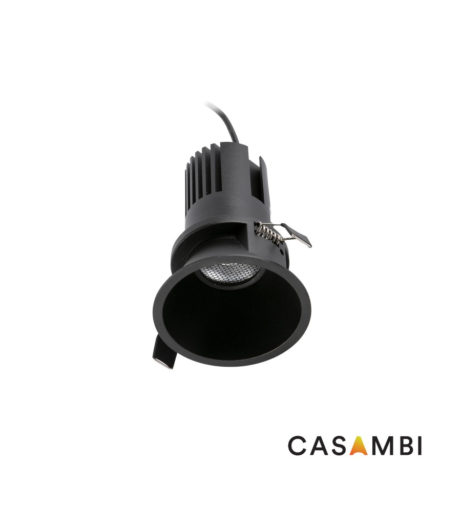 Встраиваемый светильник TULIPA DOWN SIM IP65 15W черный 15° 3000K CRI90 CASAMBI