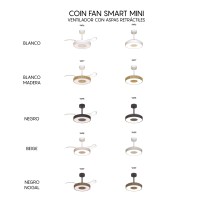 9498 Люстра потолочная-вентилятор COIN FAN MINI SMART