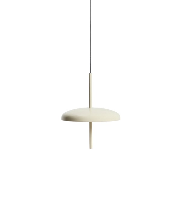 Портативный потолочный светильник Porte из светло-серого алюминия Ø 16 см
