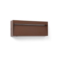Уличный настенный светильник DUNE APLIQUE RECTANGULAR темно-коричневый 6W 4CCT