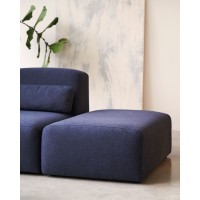 Neom Модульный пуф синего цвета 75 x 89 см