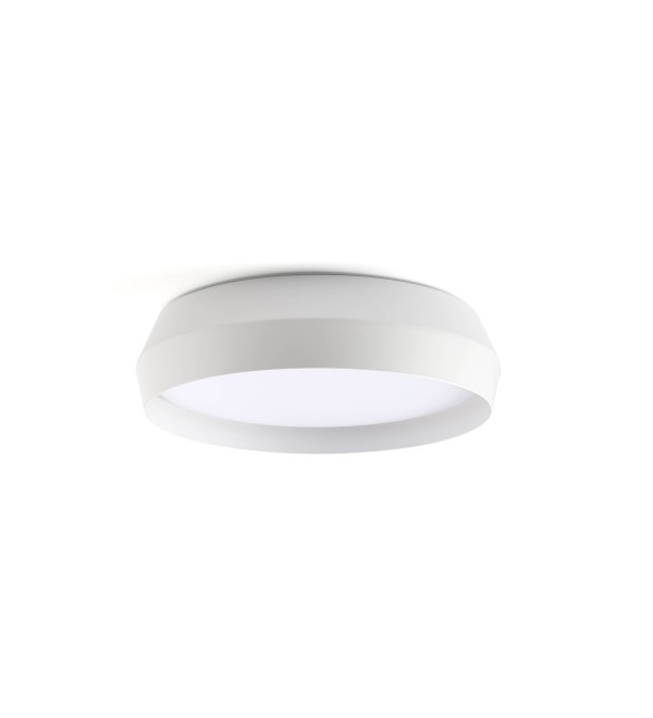 Белый настенный/потолочный светильник Shoku 350 LED 24W 2700K DIM