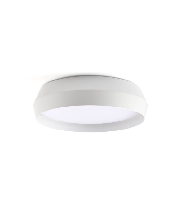 Белый настенный/потолочный светильник Shoku 350 LED 24W 2700K DIM