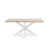 Обеденный cтол Arya 160x90 белый отбеленный дуб