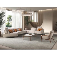 Кресло 5177 из кожи цвета норки