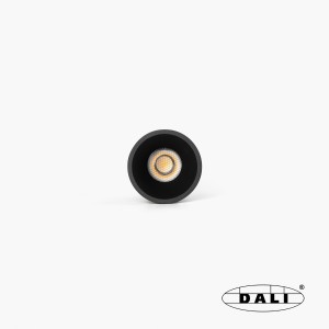 Tulipa Черный встраиваемый даунлайт 10W 36° 3000K CRI90 DALI