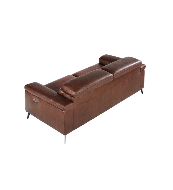 Диван 3-х местный 5319-3P-M1595 /6117 с реклайнером коричневый