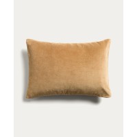 Чехол для подушки Tavre из бежевого бархата с вышивкой, 30 x 50 см