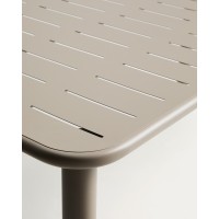 Уличный стол Brai из оцинкованной стали бежевого цвета, 180 x 90 см