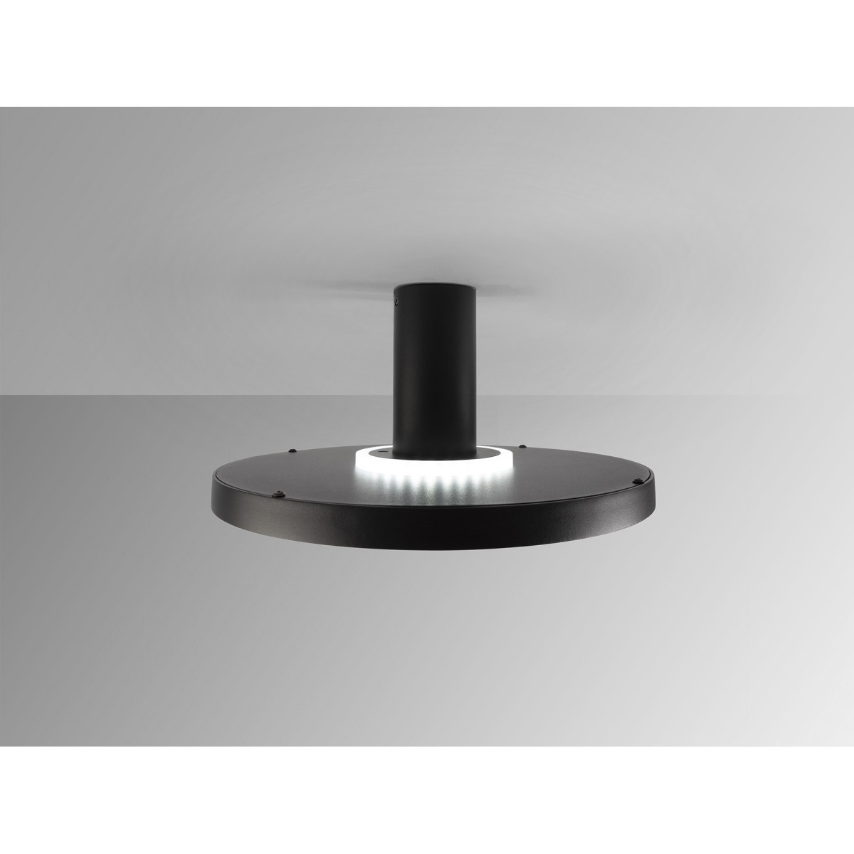Настенный/потолочный светильник Stone CCT- черный LED D30