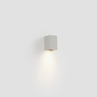 LUNE Белый квадратный настенный светильник 1xGU10