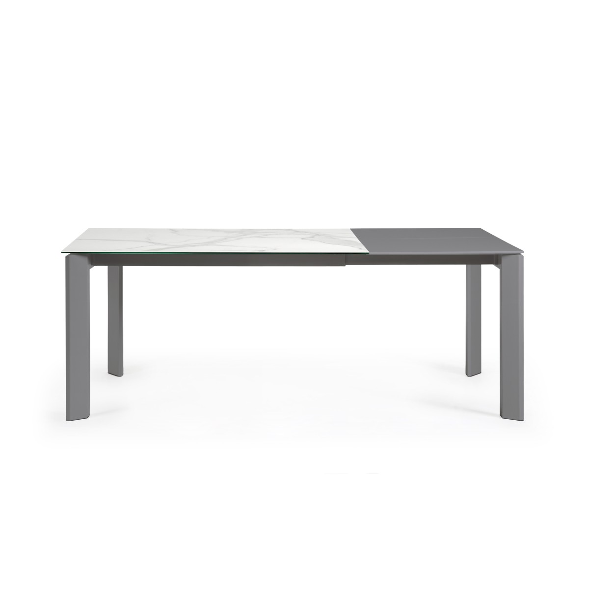 Стол Atta 140 (200) x90 антрацит, керамика