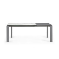 Стол Atta 140 (200) x90 антрацит, керамика