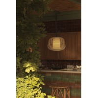Уличный подвесной светильник NARA COLGANTE FIJA H500 бежевый 1xE27
