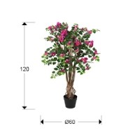 Buganvilla rosa h120 Искусственное растение набор из 2шт