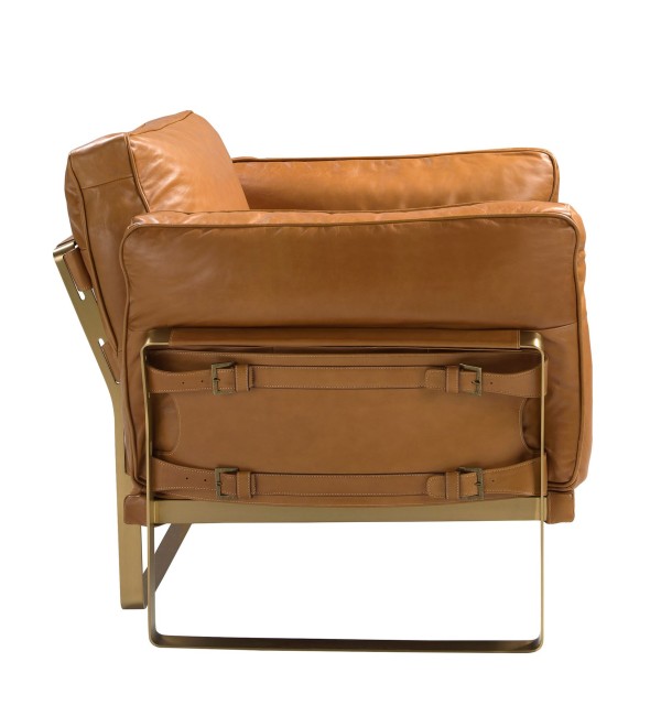 Кресло из кожи цвета Camel 5169 