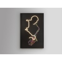 Saxofon Светодиодная картина LED 80X120