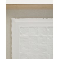 Tuk Картина из папье-маше белая 90 x 70 см