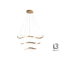 Naos Люстра розовое золото 3 арки D80 DIM