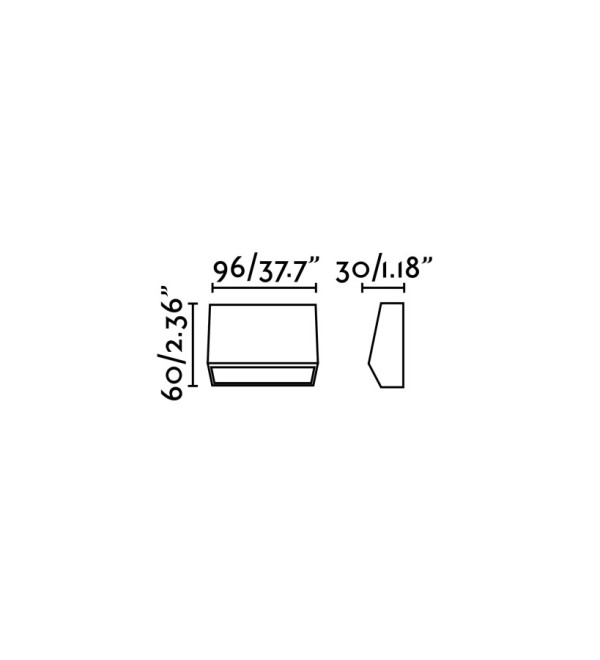 Бра Must-1 темно-серое