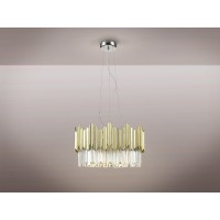 Люстра Tiara 6L хром-золотой