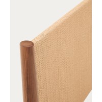 Кровать Elan из шпона и массива ореха со шнуром 180 x 200