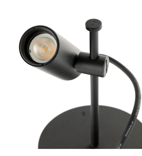 Уличный настенный светильник CLAP черный LED 6W 3000K 38°