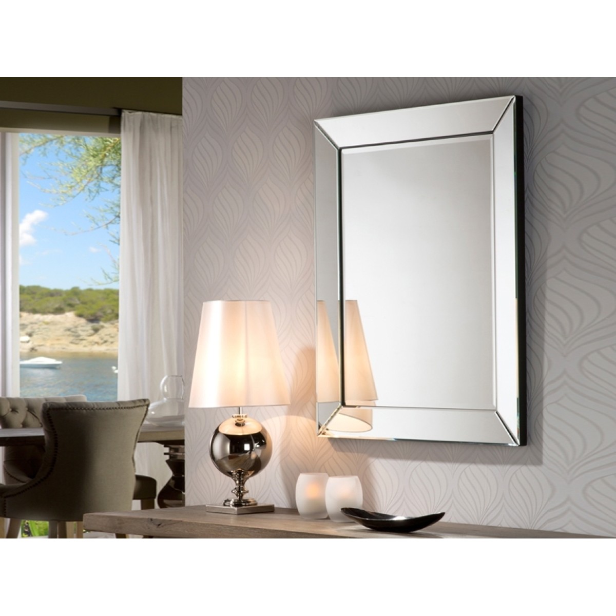 Прямоугольное зеркало Roma 95x75
