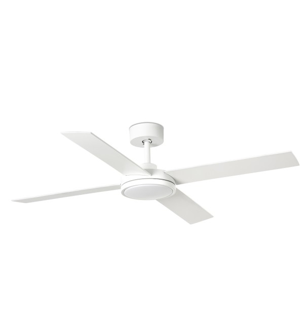 Потолочный вентилятор SAINT Ш1320MM белый 4 PALAS белый 24W CCT