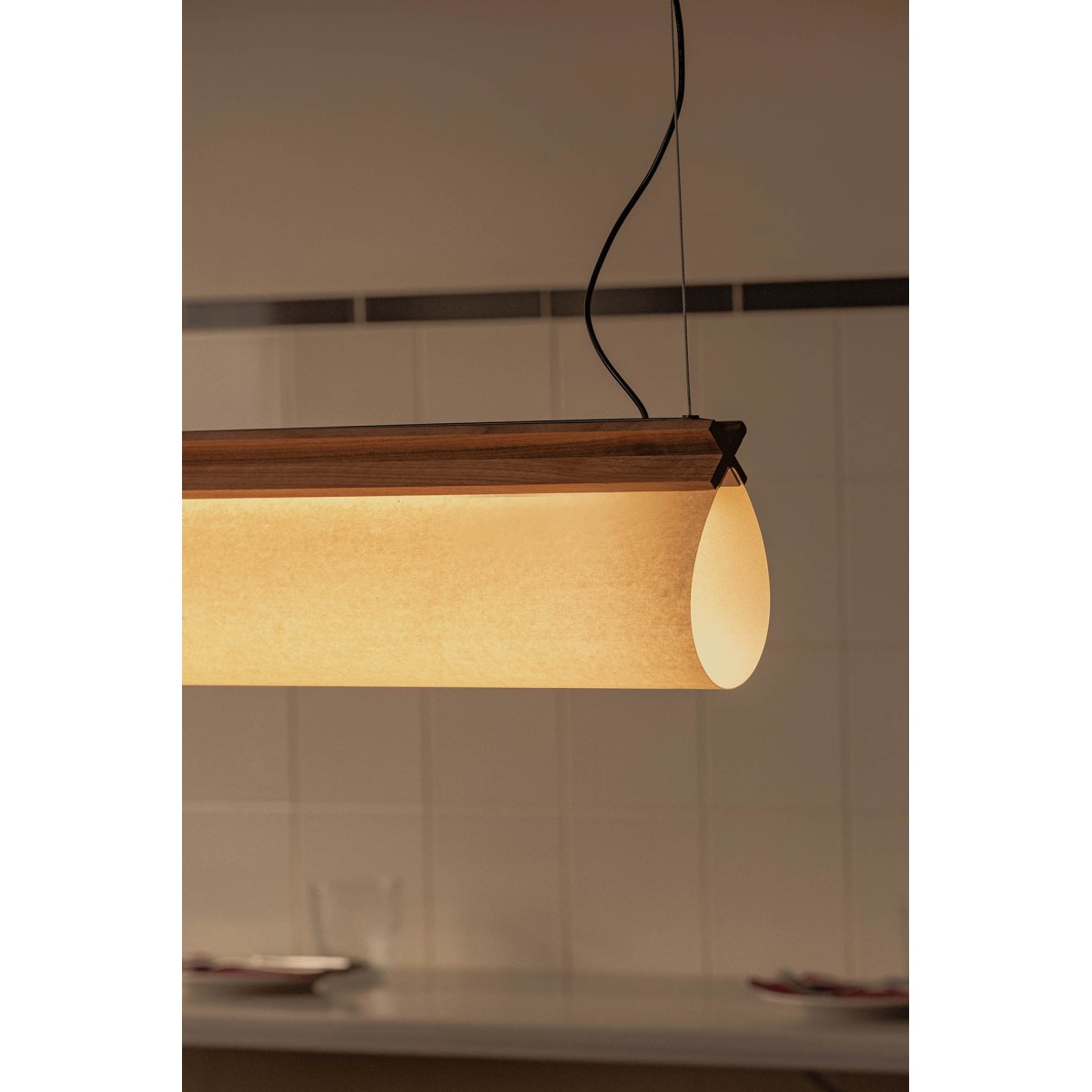 CATA Подвесной светильник орех SMD LED 15W 2200K