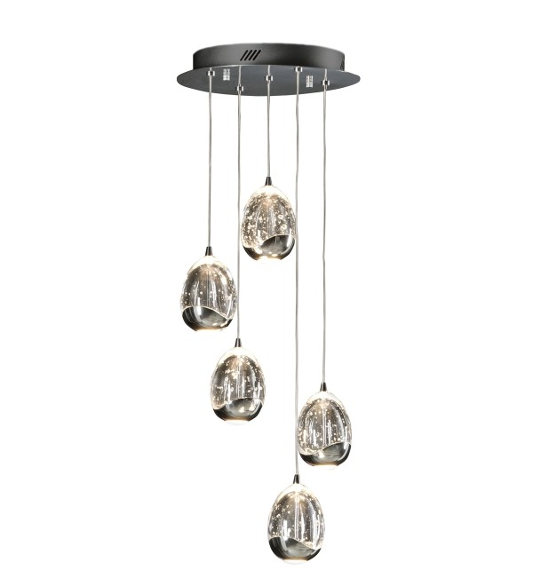 Подвесной светильник Rocio LED 5L Ø30 хром