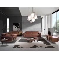 Диван 2-х местный 5319-2P-M1595 /6116 с реклайнером коричневый