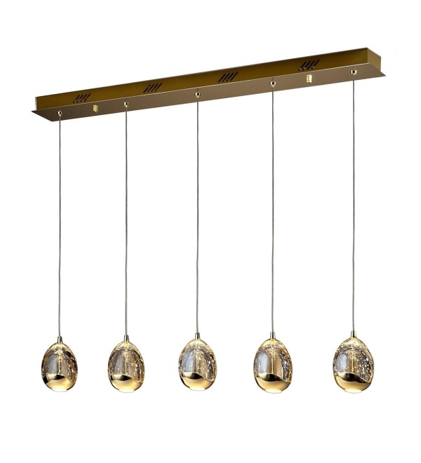 Подвесной светильник Rocio LED 5L золотой