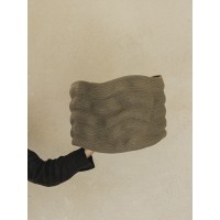 Корзина Точеный камень коричневая 30*25